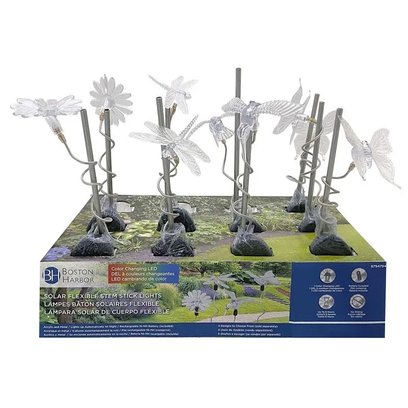 Boston Harbor 26143 Light, Ni-Mh Battery, 1-Lamp, LED Lamp, Plastic Stainless Steel Fixture, Battery Included: Yes (Pack of 12)