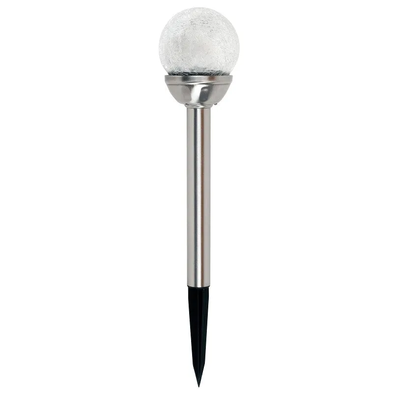 Boston Harbor 26200 Light Stake, Ni-Mh Battery, 1-Lamp, LED Lamp, Stainless Steel Glass Fixture, Battery Included: Yes (Pack of 16)