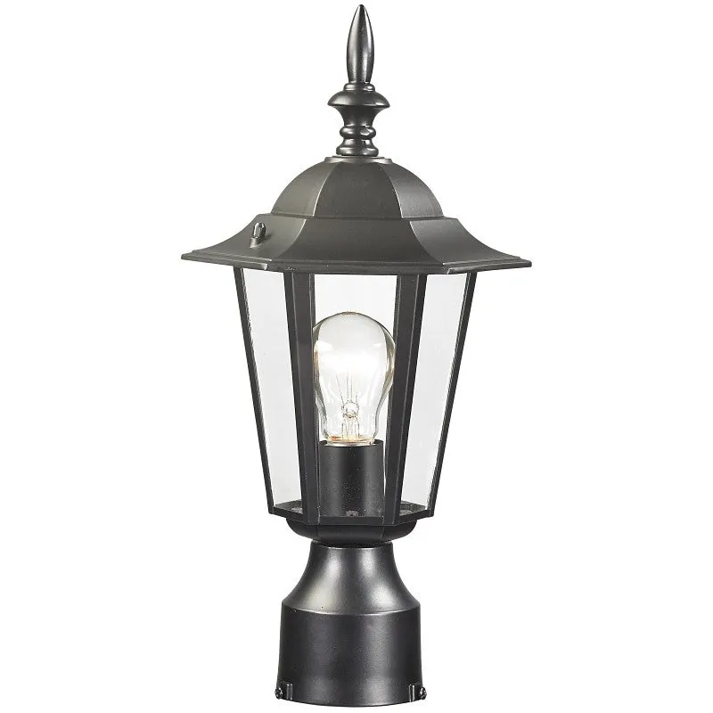 Boston Harbor AL8044-BK Post Lantern, 120 V, 60 W, A19 or CFL Lamp