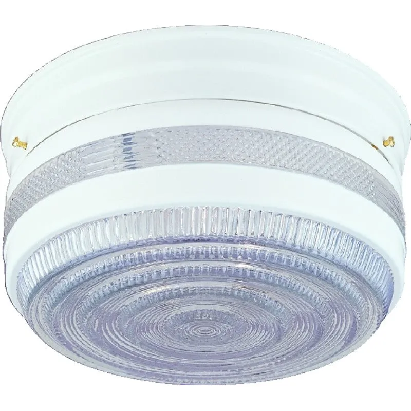 Boston Harbor F15WH02-10043L Two Light Ceiling Fixture, 120 V, 60 W, 2-Lamp, A19 or CFL Lamp, White Fixture