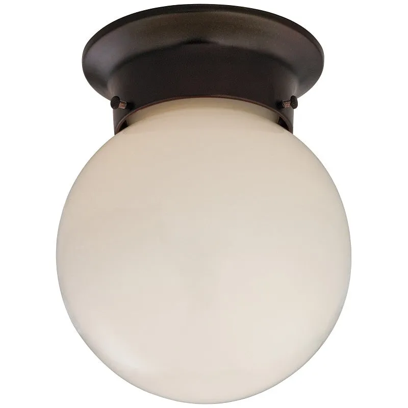 Boston Harbor F301-3375-ORB Single Light Ceiling Fixture, 120 V, 60 W, 1-Lamp, A19 or CFL Lamp, Bronze Fixture
