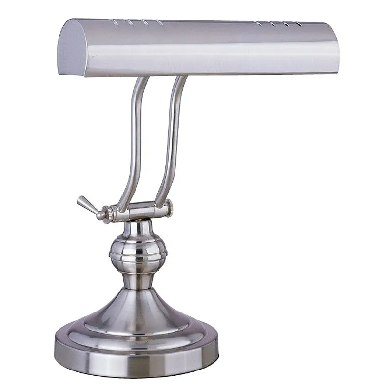 Boston Harbor TL-TB-800A3L Piano Desk Lamp, 120 V, 40 W, 1-Lamp, T10 Lamp, Satin Nickel Finish
