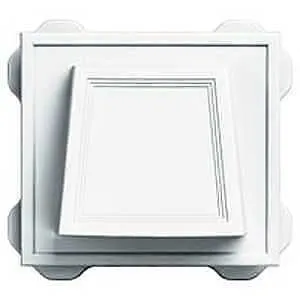 Builders Edge 140016774001 Hooded Ventilator, 12 sq-in Net Free Ventilating Area