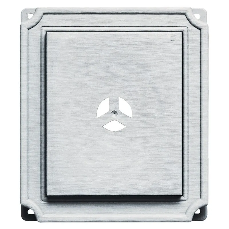 Builders Edge ORIGINAL MOUNTMASTER Series 130010001001 Mounting Block, 8 in L, 7 in W, Fiber Cement, White