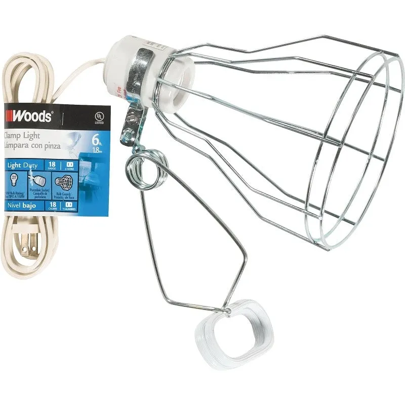 CCI 0324 Clamp Light, 10-1/2 in Dia Dimensions, 150 W, Incandescent Lamp