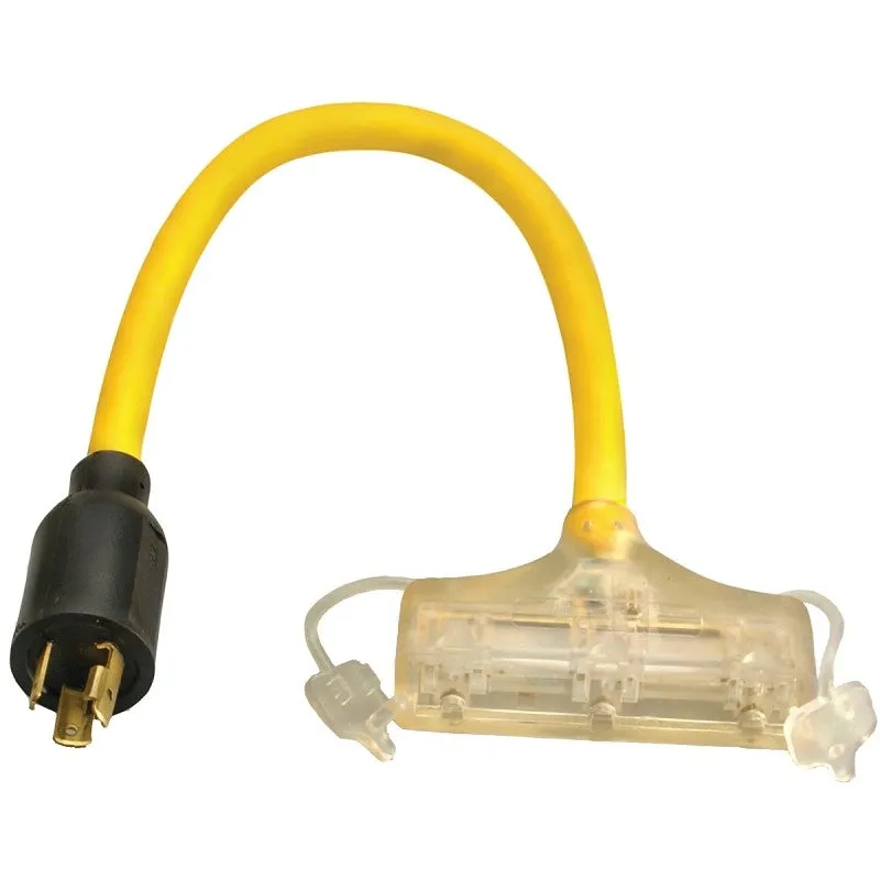 CCI 090848802 Twist Lock Cord Adapter, 12 AWG Cable
