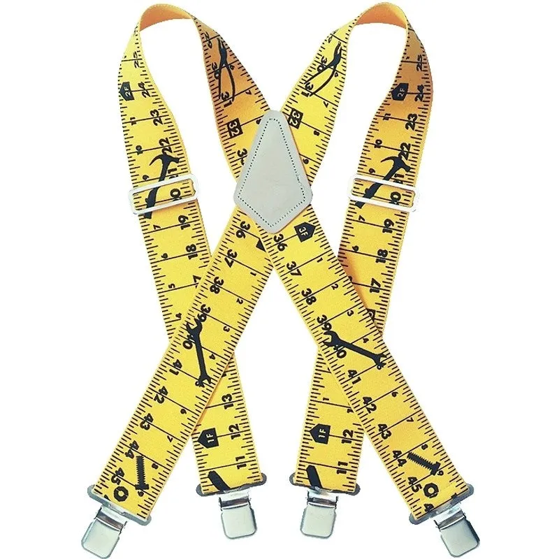 CLC Tool Works Series H110RU Work Suspender, Elastic, Yellow (Pack of 6)