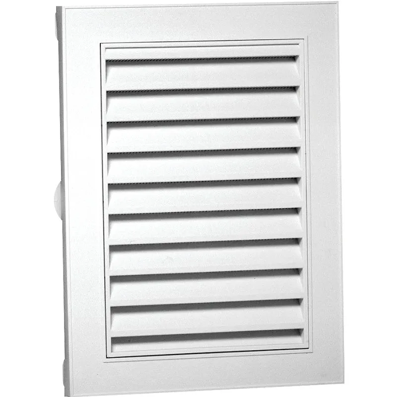 Canplas 626080-00 Gable Vent, 17.24 in L, 23-1/4 in W, Polypropylene, White