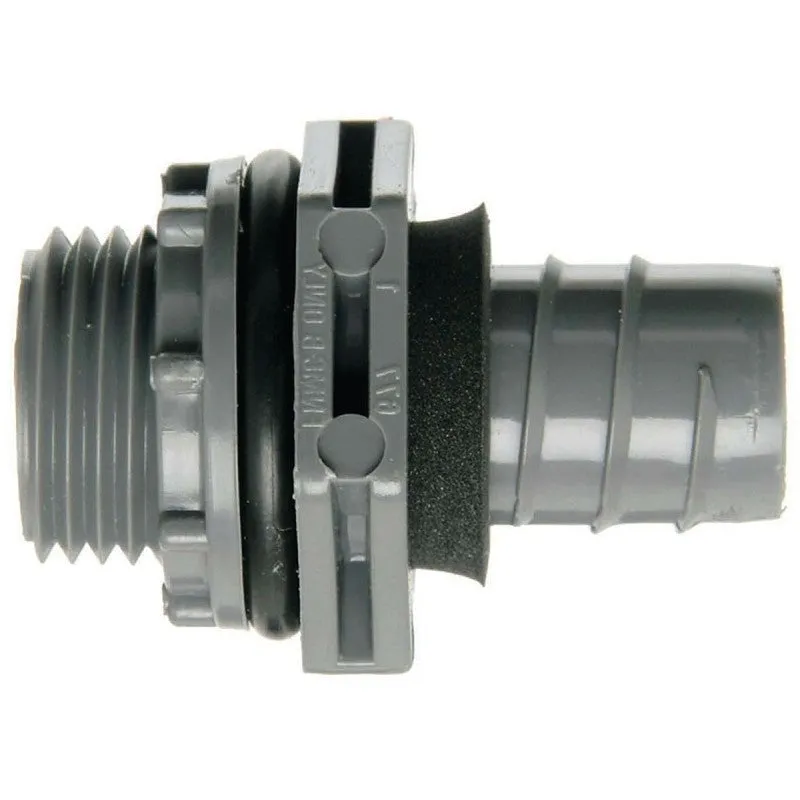 Carlon LT43G Conduit Connector, 1-1/4 in NPT, PVC