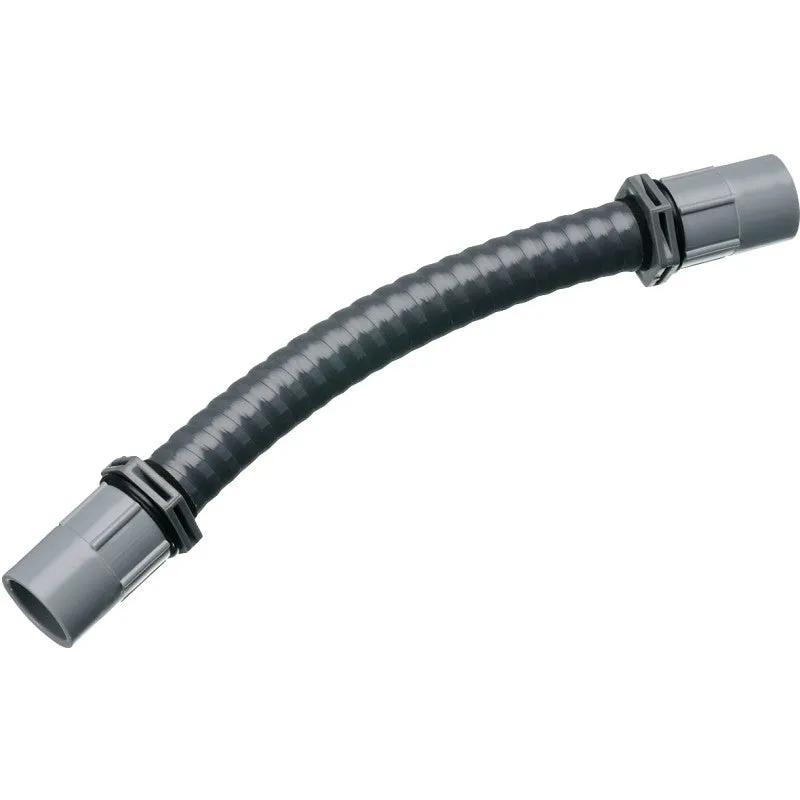 Carlon UAFAF Flexible Elbow, 1 in Trade Size, 0 to 90 deg Angle, Neoprene/PVC, Gray
