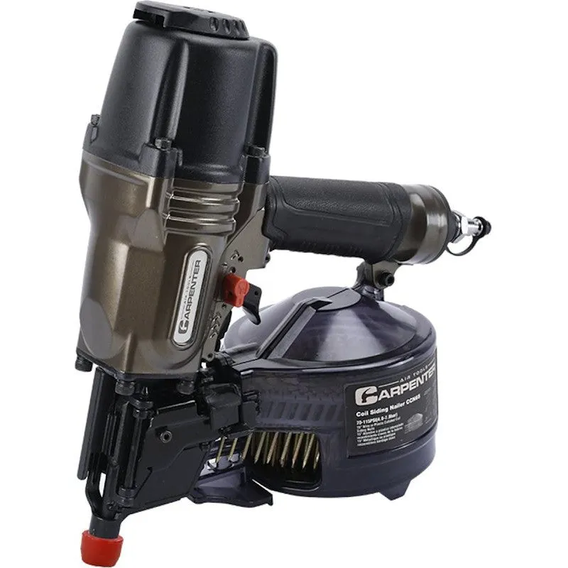 Carpenter Air Tools CCN65 Coil Siding Nailer, 250 Magazine, Coil Collation, 1-1/2 to 2-1/2 in Fastener