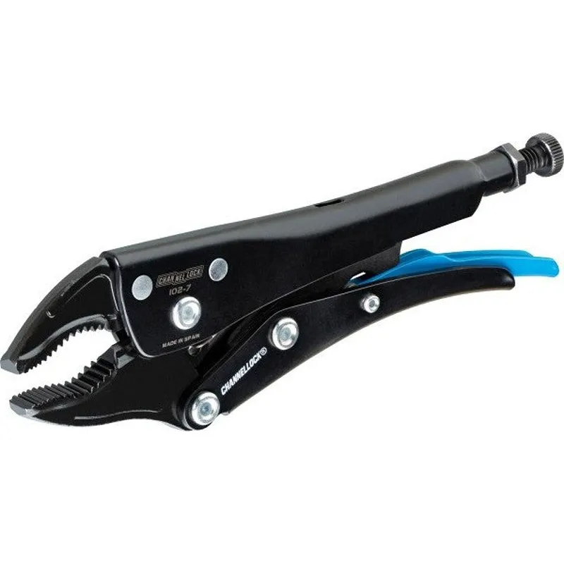 Channellock 102-7 Locking Pliers, 7 in OAL, 1.65 in Jaw Opening