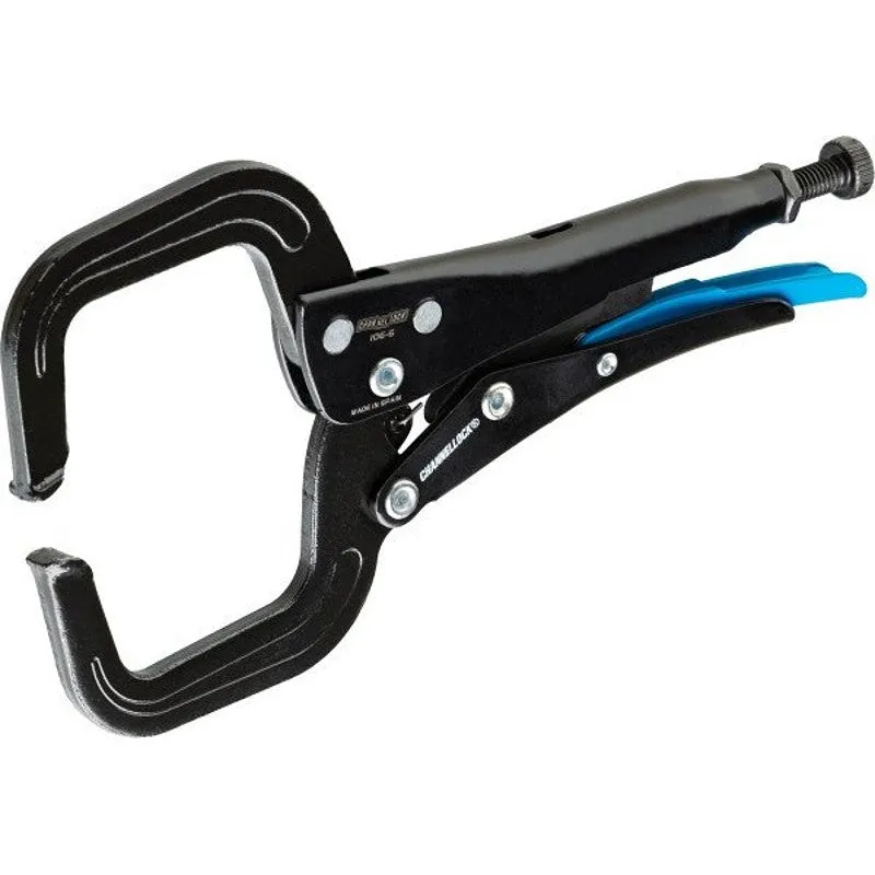 Channellock 106-6 Locking Pliers, 6 in OAL, 2-3/8 in Jaw Opening, 2 in L Jaw