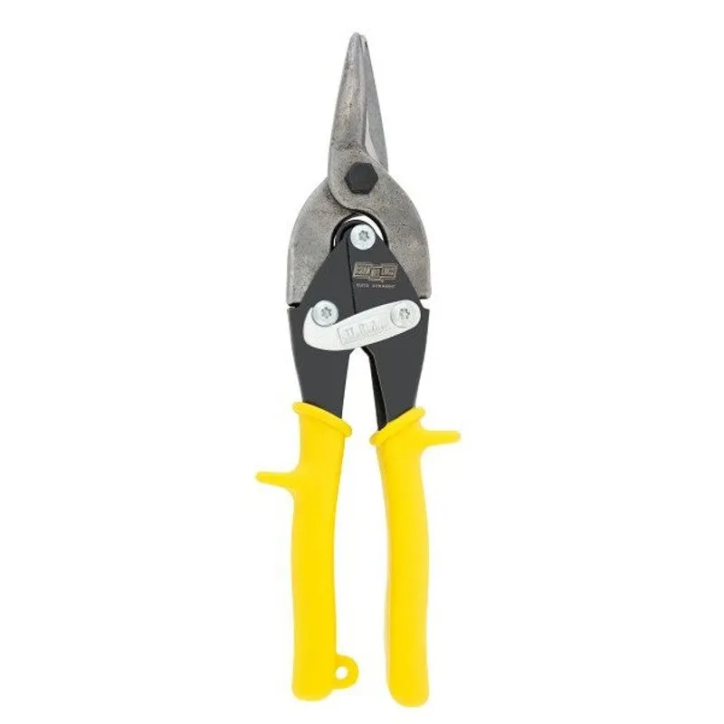 Channellock 610AS Aviation Snip, 9-3/4 in OAL, 1.38 in L Cut, Straight Cut, Steel Blade, Comfort-Grip Handle