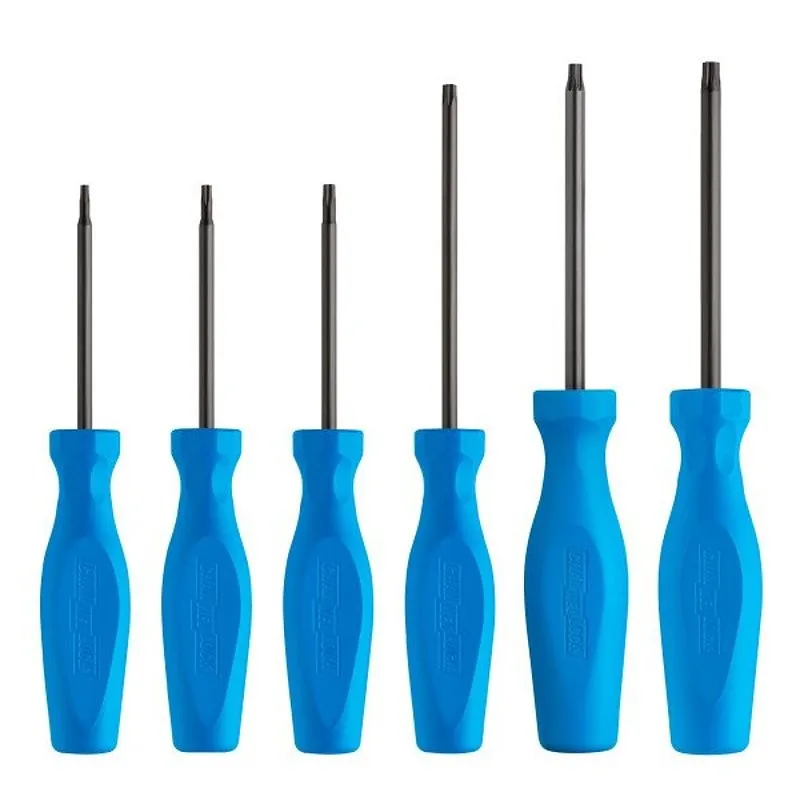 Channellock TS-6H Screwdriver Set, 6-Piece, Steel, Polished Black, Specifications: Blue Handle