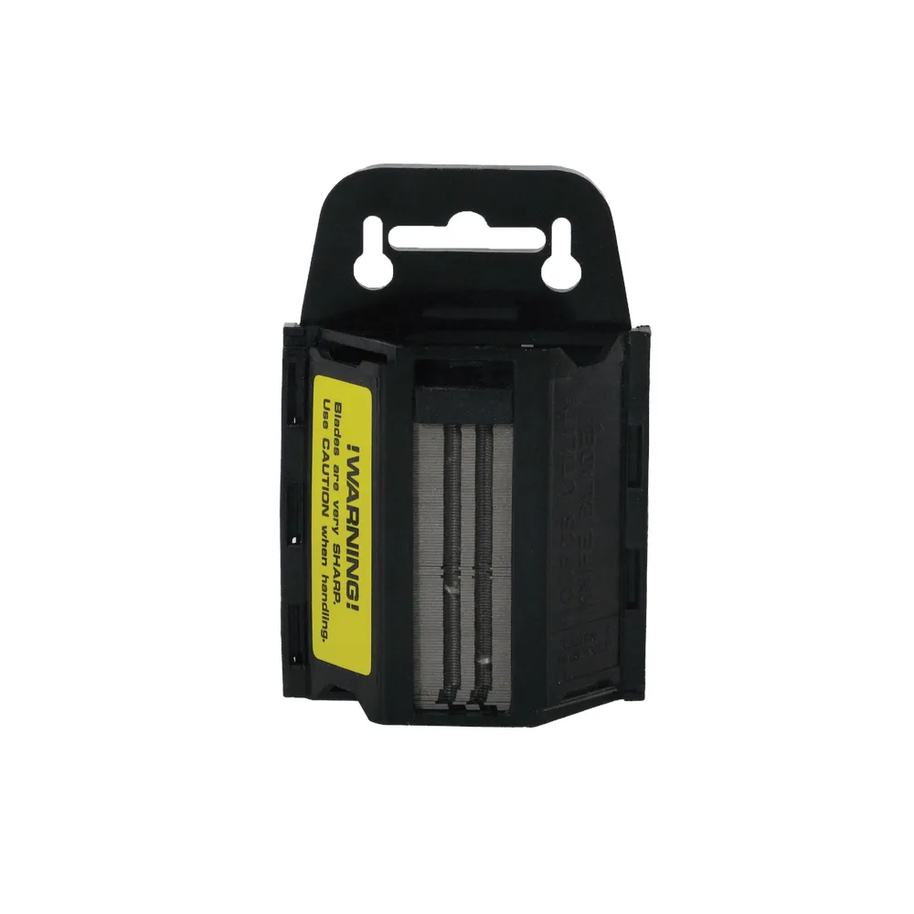 Circle Brand CB38043 Replacement Utility Blades with Dispenser 100/PK (Double Notch Style)