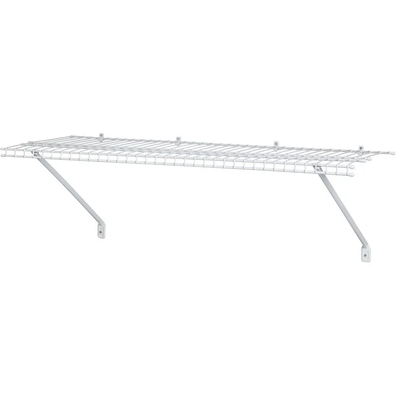 ClosetMaid 1021 Shelf Kit, 24 in L, 12 in W, Steel, White (Pack of 4)