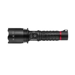 Coast 31208 Focusing Flashlight, 5000 mAh, AAA Battery, Alkaline, ZX955 ZITHION-X Battery, Flood, Spot Beam