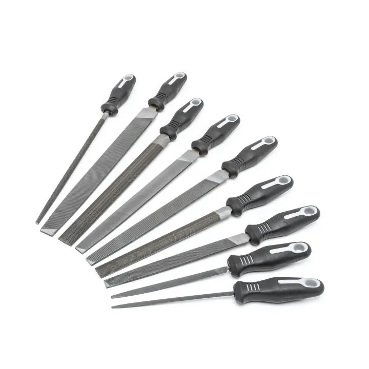 Crescent 22030HNNN 9 Piece 6″, 8″, 10″ & 12″ Maintenance File Set with Ergonomic Handles