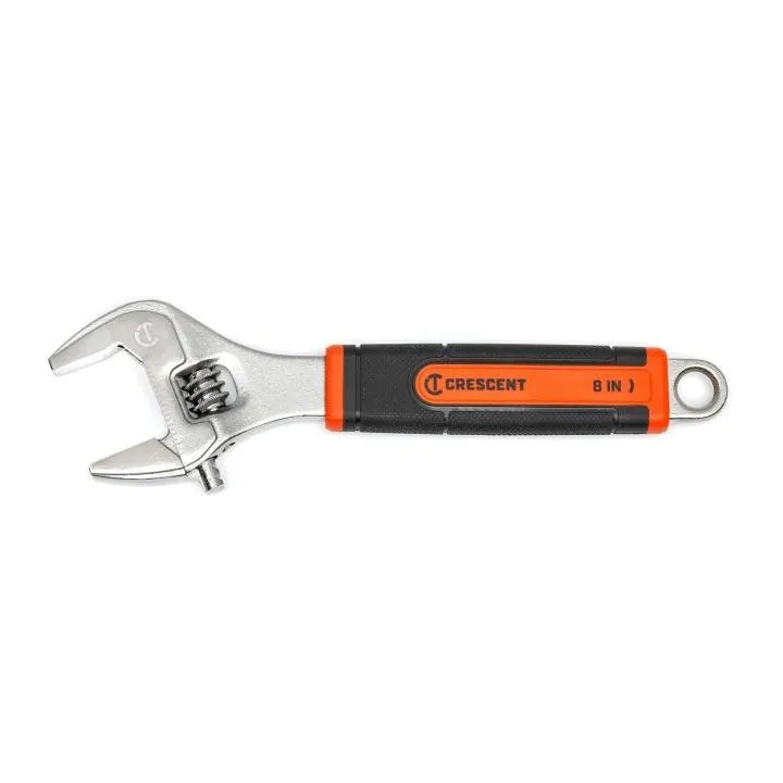 Crescent AC38CVS 8″ Adjustable Wrench with Quick-Fit-Jaw