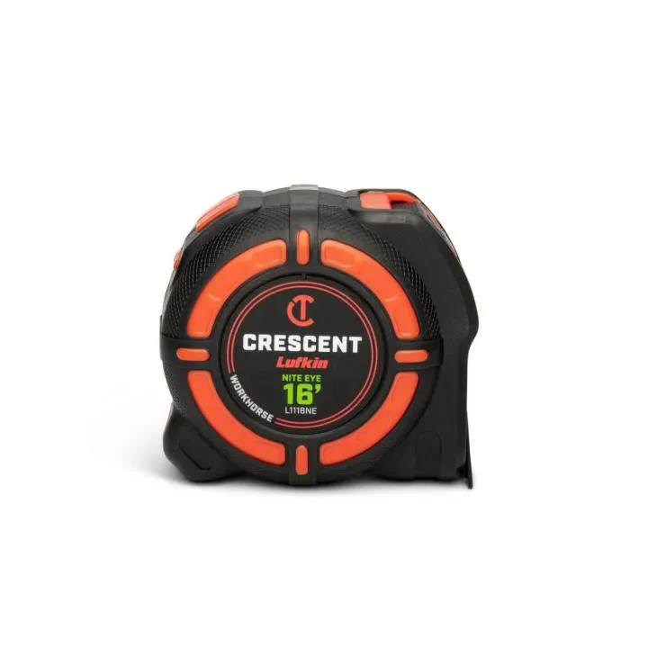 Crescent L1116NE 1-1/4″ x 16′ WORKHORSE NITE EYE™ Tape Measure