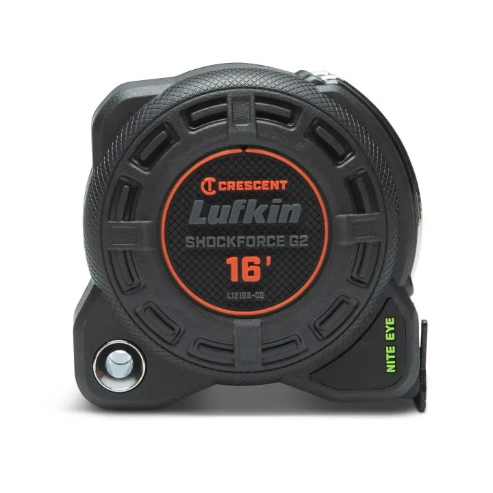 Crescent L1216B-02 1-1/4″ x 16′ Shockforce Nite Eye™ G2 Tape Measure