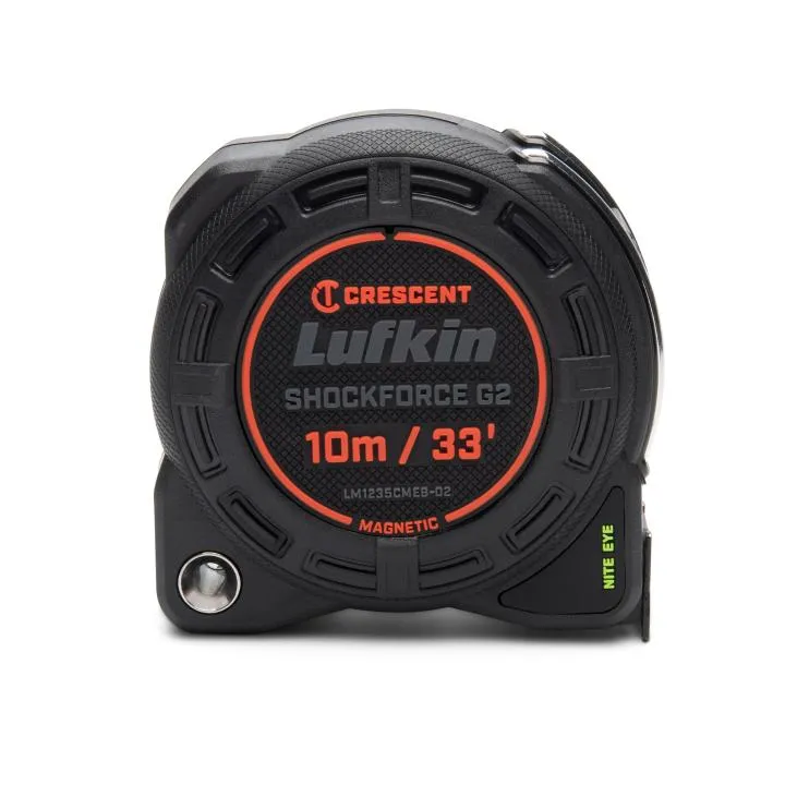 Crescent LM1235CMEB-02 1-1/4″ x 10m/33′ Shockforce Nite Eye™ G2 Magnetic Tape Measure