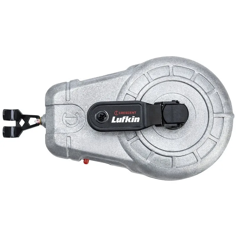 Crescent Lufkin CLA100A Chalk Reel, 100 ft L Line, Gear Rewind, 1:1 Gear Ratio