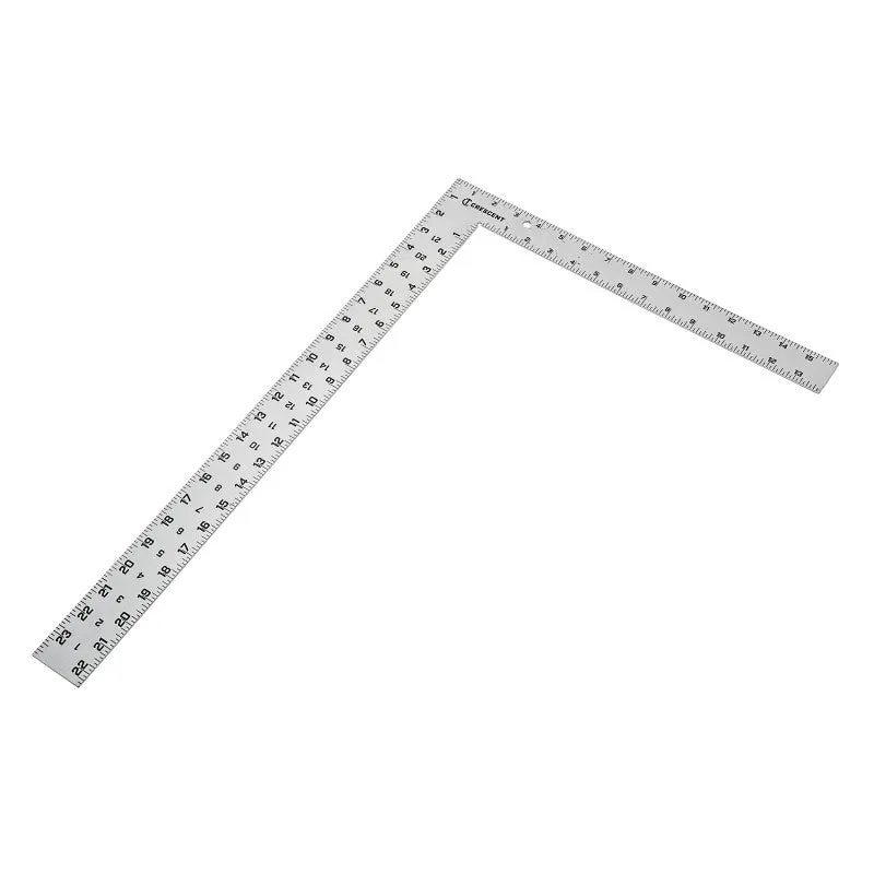 Crescent Lufkin L1624CS Carpenter’s Square, 1/16 in Graduation, Steel