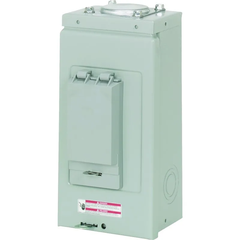 Cutler-Hammer CH CH2L70RP Load Center, 70 A, 2 -Space, 4 -Circuit, Main Lug, NEMA 3R Enclosure