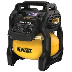 DEWALT 20 VMAX DCC2520B Portable Air Compressor, Tool Only, 2.5 gal Tank, 0.4 hp, 20 V, 140 psi Pressure, 1 scfm Air