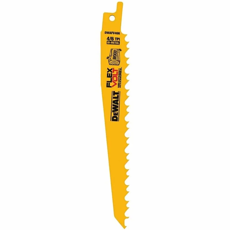 DEWALT 9″ 4/6TPI Recip Blade-5PK