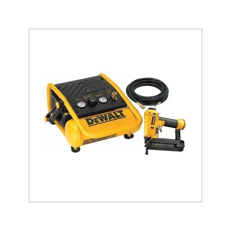 DEWALT | D55140BN Heavy-Duty 2″ Brad Nailer / 1-Gallon Compressor Combo Kit