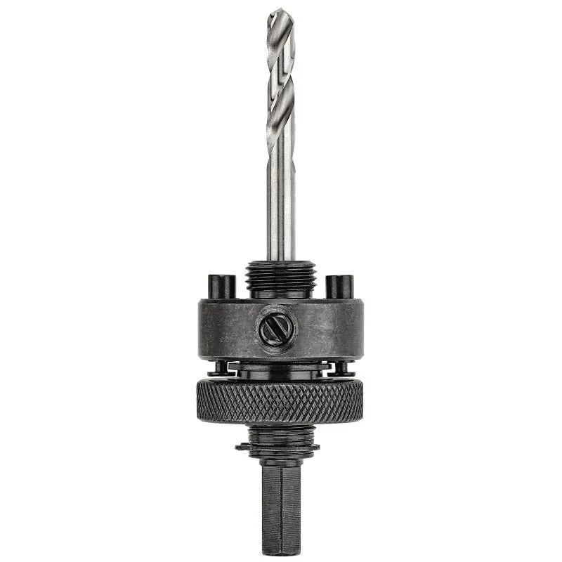 DEWALT DAH9383PBM Hole Saw Arbor, 5/8-18 Thread, 3/8 in Shank, Hex Shank