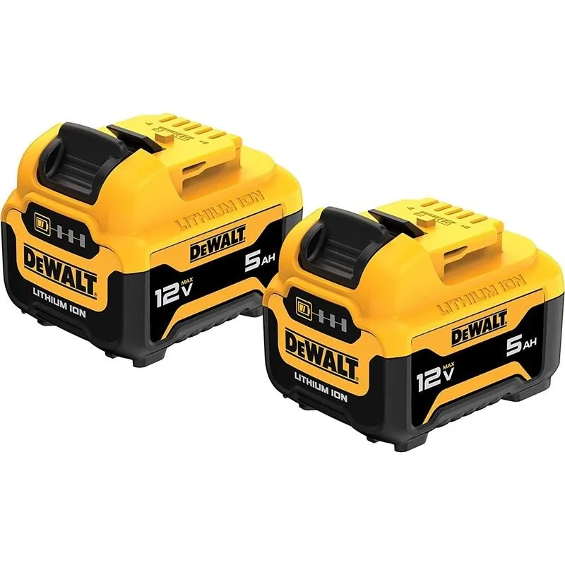 DEWALT DCB126-2 12V MAX 5Ah Battery (2 PK)