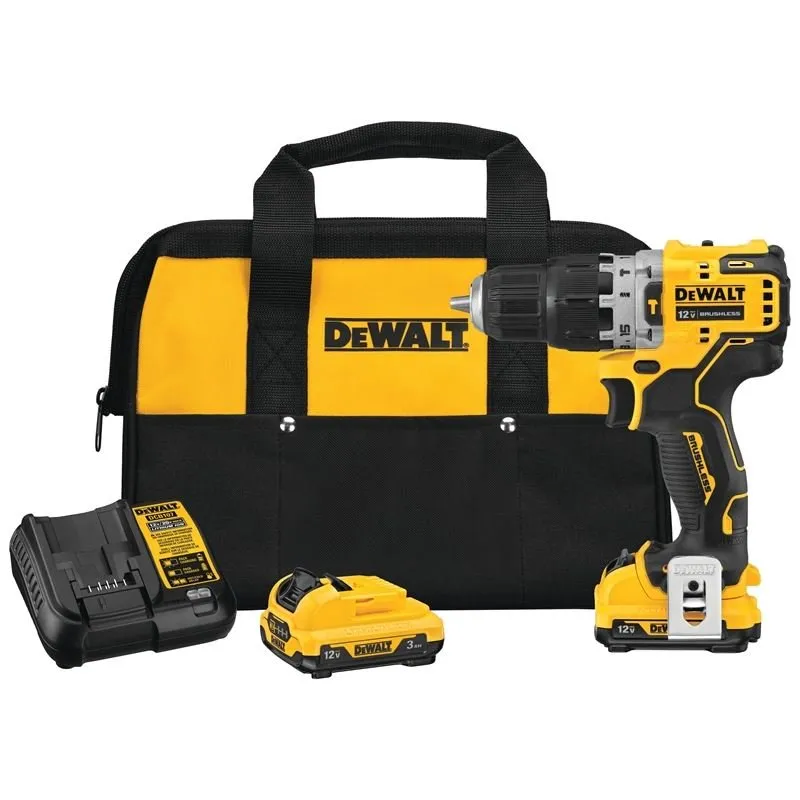 DEWALT DCD706F2 XTREME 12V MAX* Brushless 3/8 in. Cordless Hammer Drill Kit