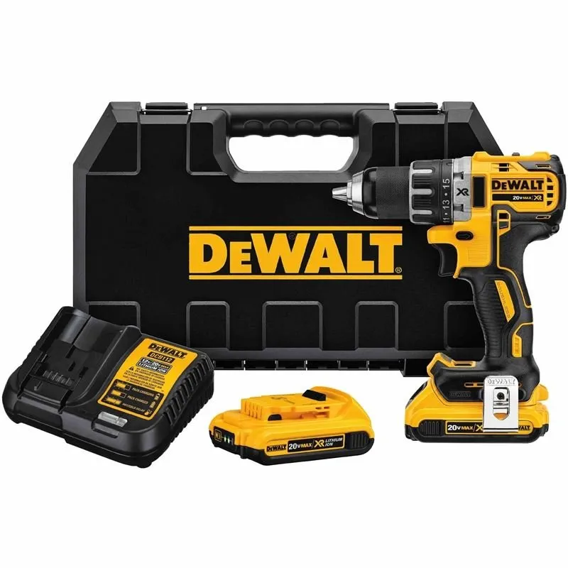 DEWALT DCD791D2 20V MAX* XRÂ® Li-Ion Brushless Compact Drill / Driver Kit