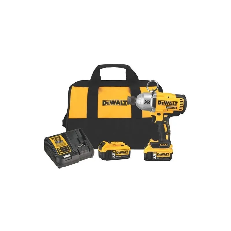 DEWALT DCF898P2 20v MAX* XR Brushless High Torque 7/16″ Impact Wrench with Quick Release Chuck (5.0Ah)