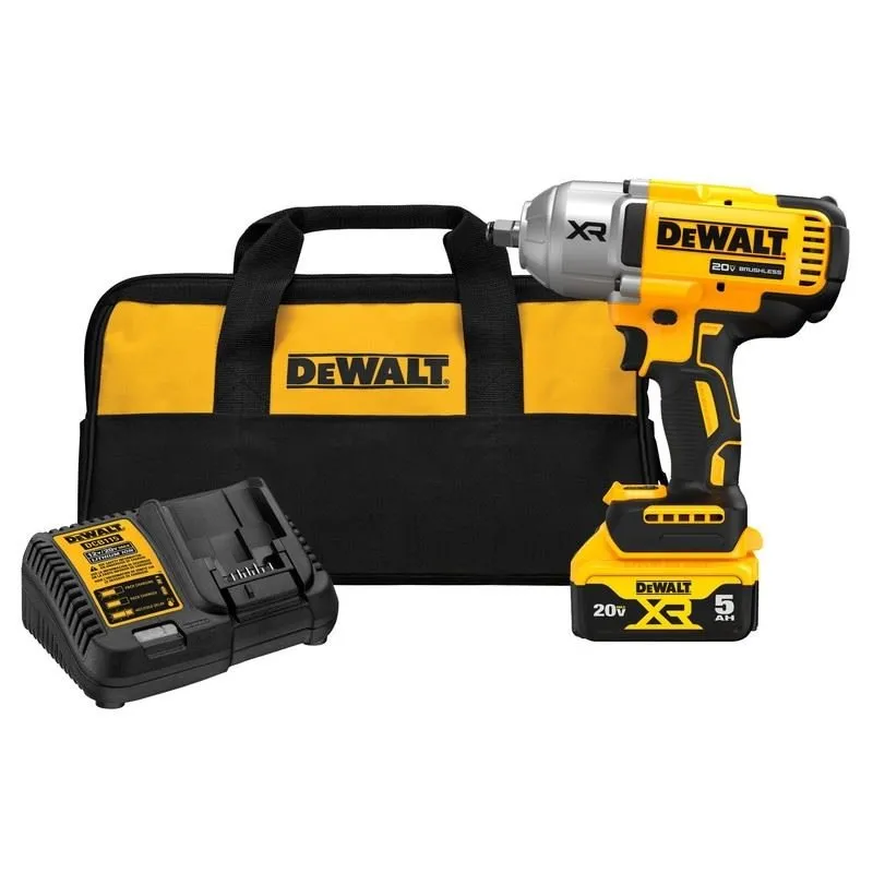 DEWALT DCF900P1 20V MAX XR 1/2 In. High Torque Impact Wrench with Hog Ring Anvil