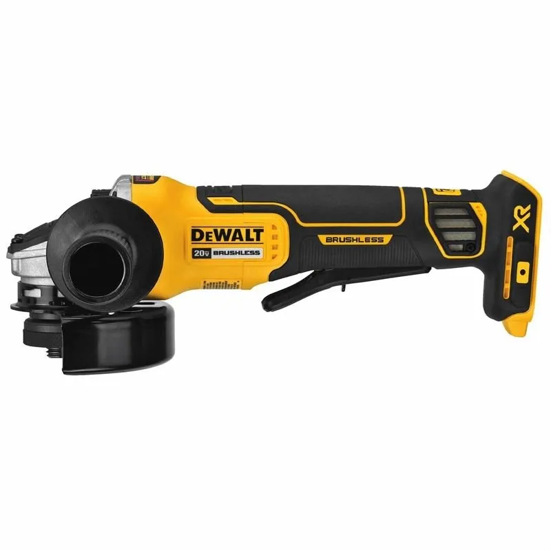 DEWALT DCG413B 4.5″ (115 MM) 20V MAX* XRÂ® BRUSHLESS PADDLE SWITCH SMALL ANGLE GRINDER WITH KICKBACK BRAKE