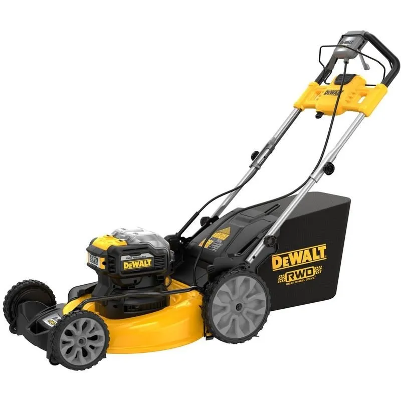 DEWALT DCMWSP255Y2-CA Lawn Mower – 21-1/2in Rear Wheel Self Propelled