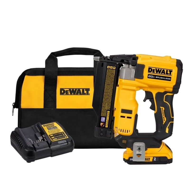 DEWALT DCN623D1 20V MAX XR, 23 GAUGE PIN NAILER – (2.0AH) W/ 1 BATTERY AND BAG
