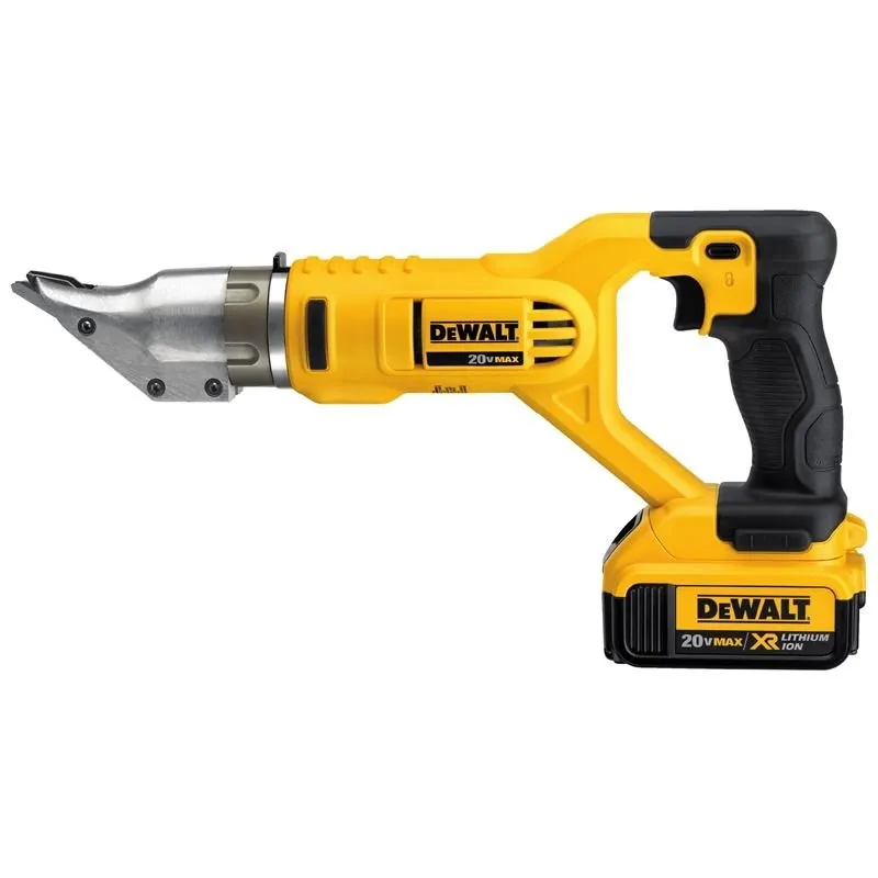 dewalt dcs491m2 20v 18ga swivel head double cut shear