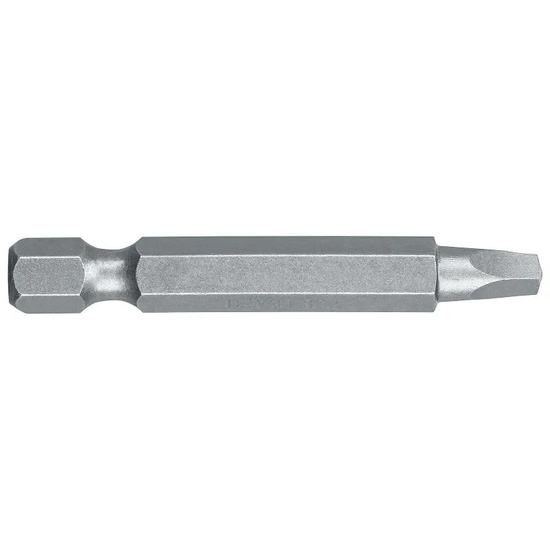 DEWALT DW2212B Power Bit, #2 Drive, Square Recess Drive, 1/4 in Shank, Hex Shank, 2 in L, Tool Steel (Pack of 100)