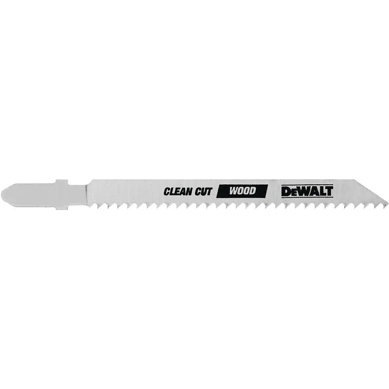DEWALT DW3760-5 Jig Saw Blade, 1/4 in W, 10 TPI