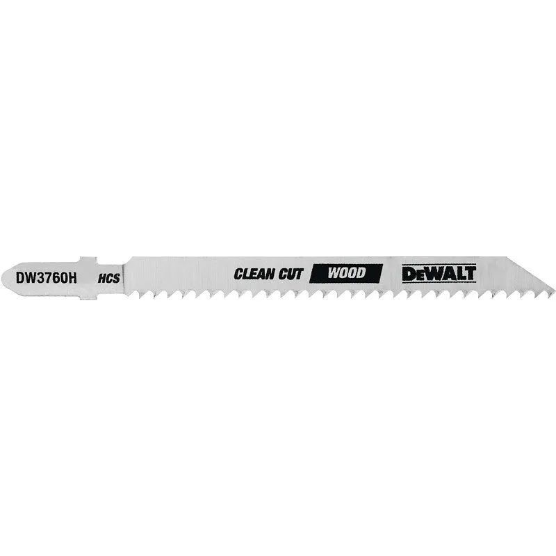 DEWALT DW3760H Jig Saw Blade, 1/4 in W, 4 in L, 10 TPI