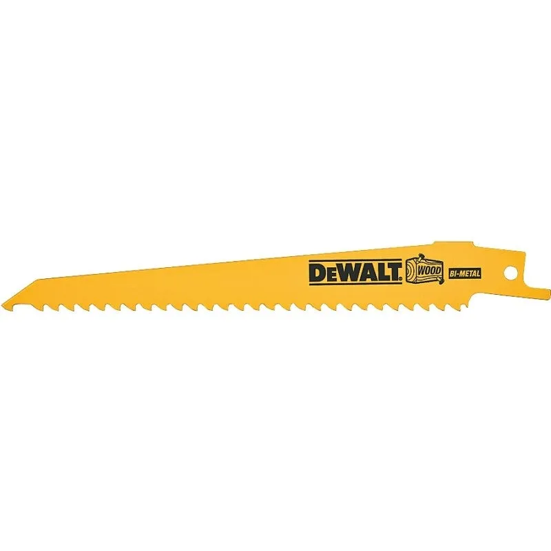 DEWALT DW4846 Reciprocating Saw Blade, 3/4 in W, 8 in L, 10/14 TPI