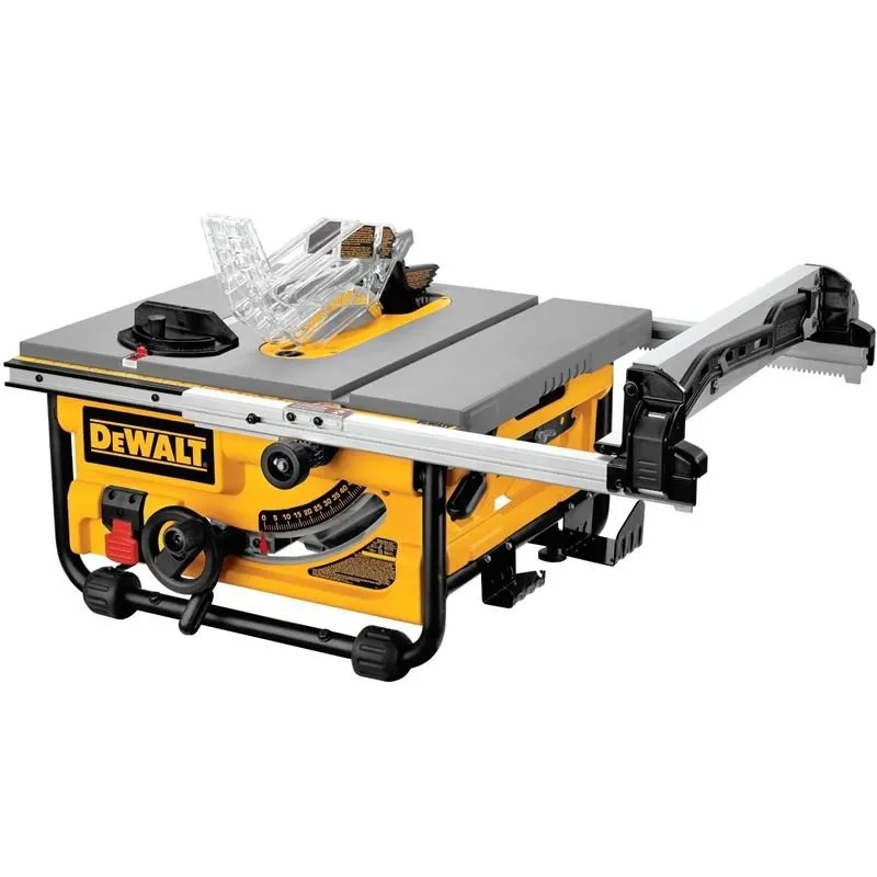 DEWALT DW745 10″ Compact Job Site Table Saw with Site-Pro Modular Guarding System