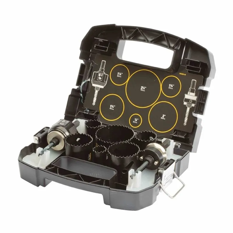 DEWALT DWA1801 9 Pc. Plumber’s Hole Saw Set