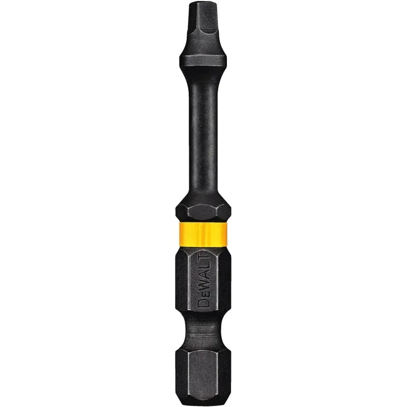 DEWALT DWA2SQ2IRB Insert Bit, Square Drive, 1/4 in Shank, Hex Shank, 2 in L, Steel (Pack of 50)